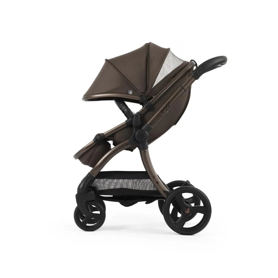 egg3 All Stage 360 Travel System Bundle - Chocolate Velvet + FREE EXTRA 360 ISOFIX BASE