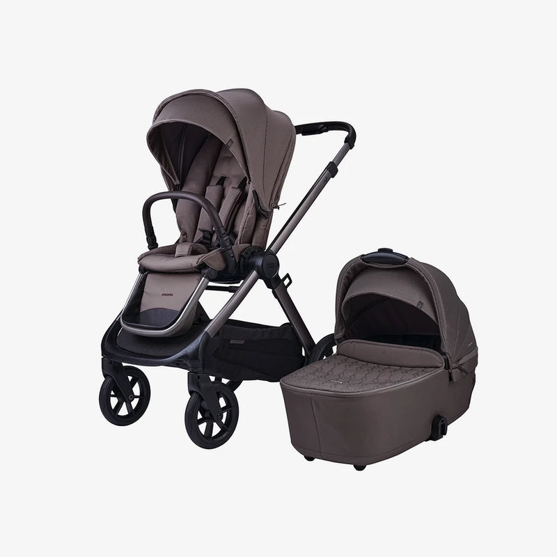 Bababing Raffi MKII 18 Piece Travel System, Home & Feeding Bundle Inc 360 Car Seat + Isofix Base - Minky