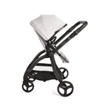 egg Dolls Pram by Roma - Houndstooth Silver