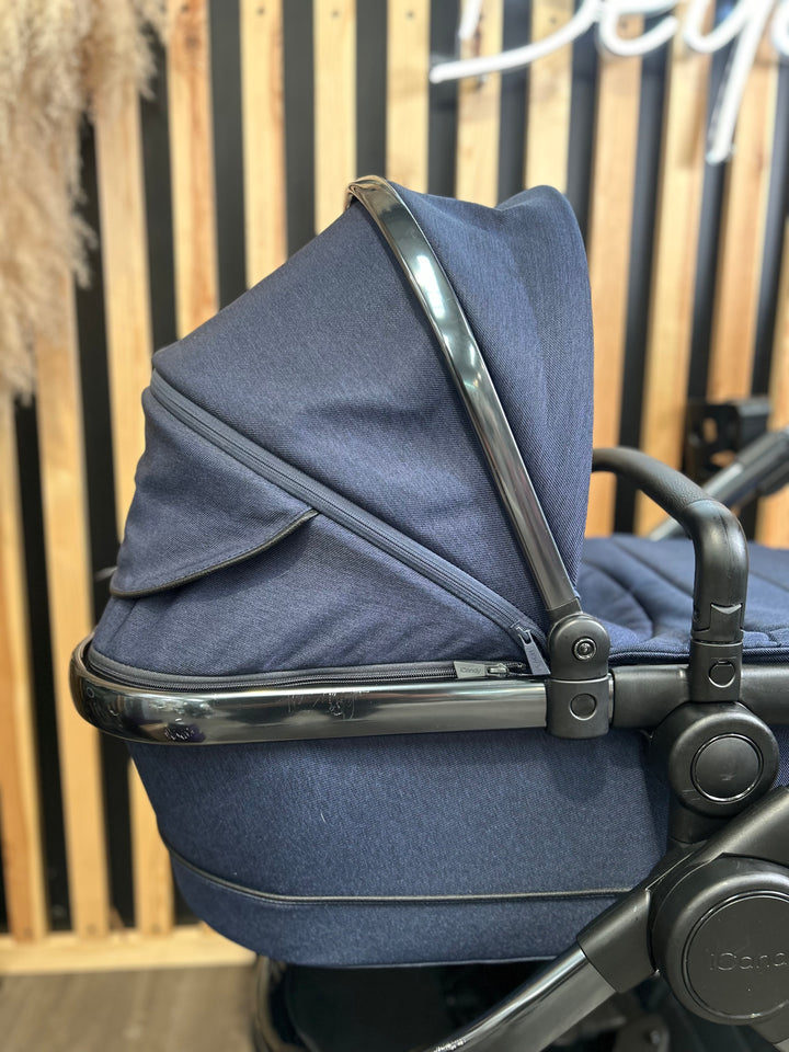 PRE LOVED iCandy Peach 6 Travel System - Navy Twill
