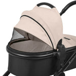 Ickle Bubba Virgo Growing Family 14 Piece Inc Nimbus Car Seat + Base Travel System Bundle - Stone