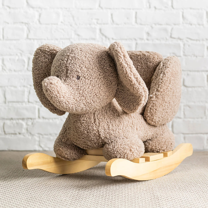 Nattou Teddy Elephant Rocker - Taupe