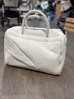 Junama Diamond Changing Bag - White