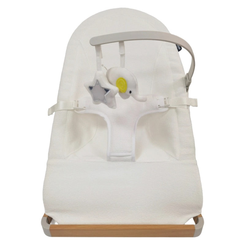 My Babiie Baby Bouncer with Toy Bar - Cream