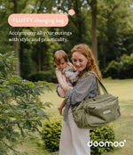 Doomoo Corduroy Soft Changing Bag - Khaki