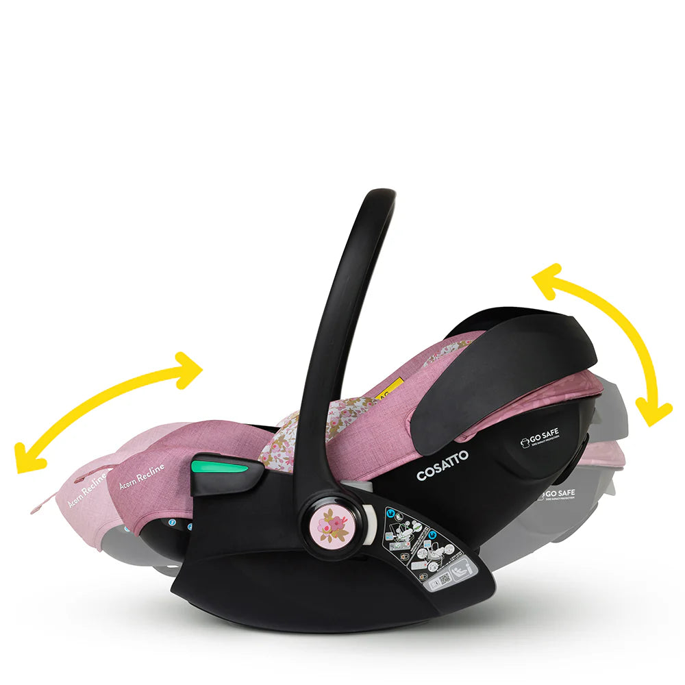 Cosatto Woosh City Recline Car Seat Bundle - Camille