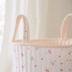 CuddleCo Large Storage Basket - Ditsy Cherry