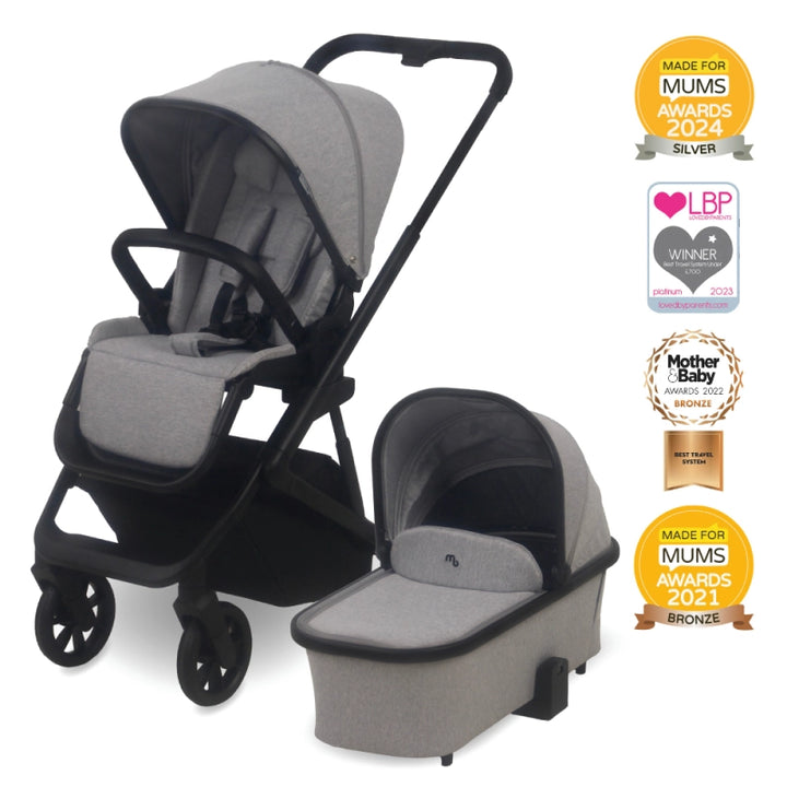 My Babiie MB500i Dani Dyer iSize Travel System - Moon Grey