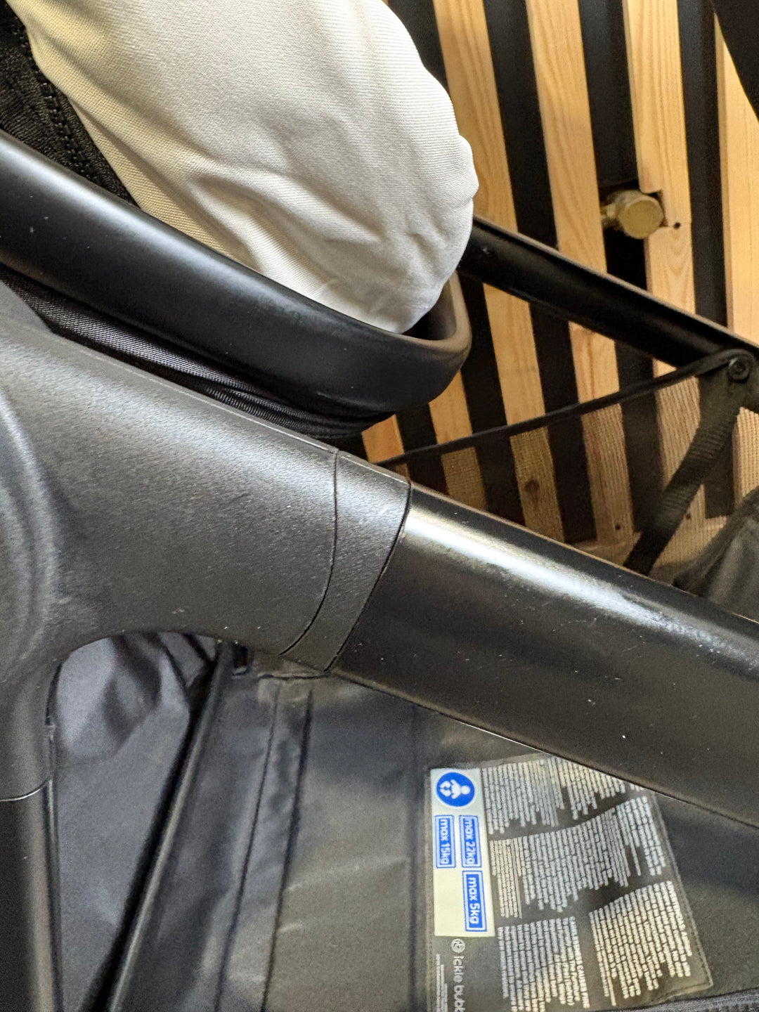 PRE LOVED Ickle Bubba Virgo Double Pushchair - Stone