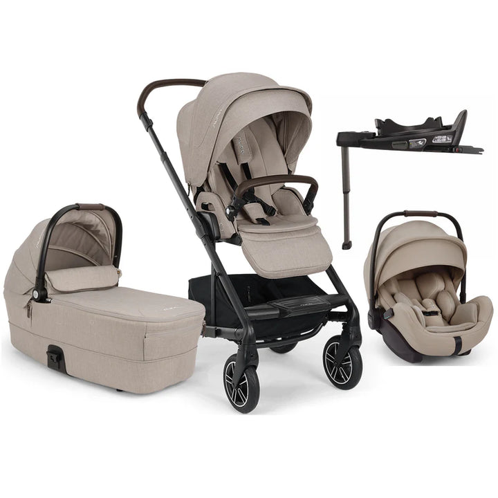Nuna MIXX next, Arra Flex + Base Curv Travel System Bundle - Chateau