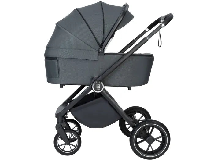 Babymore Kai Travel System Pecan with Base - Forest Grey