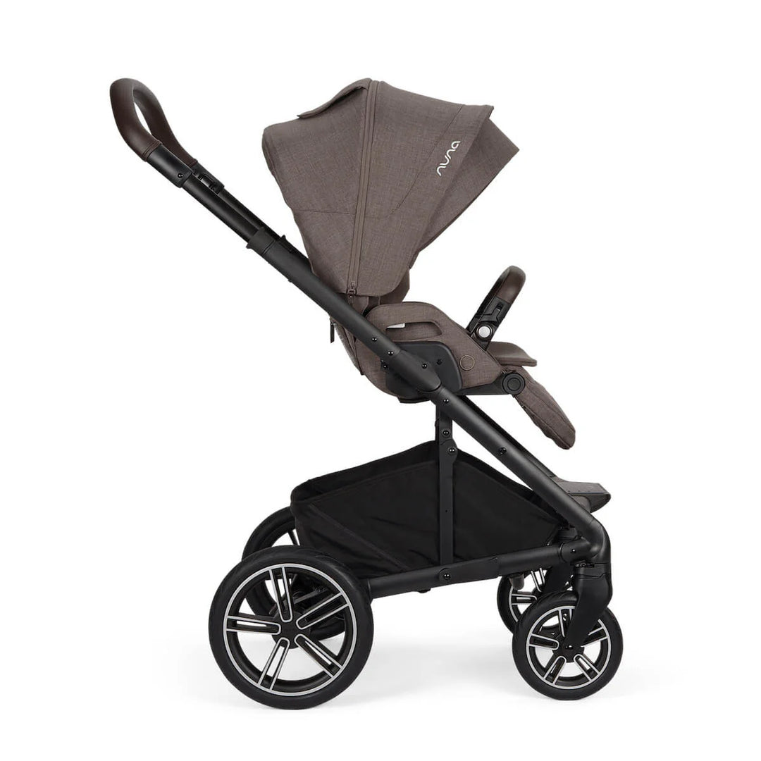 Nuna MIXX next, Arra Flex + Base Curv Travel System Bundle - Chestnut