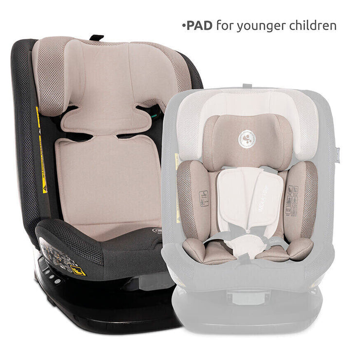Lorelli Imola i-Size 360° Rotating Car Seat - Beige