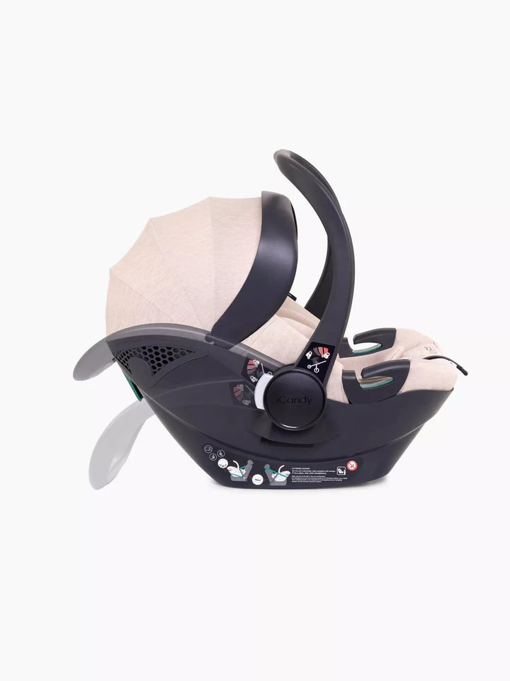 iCandy Cocoon Car Seat and Base - Latte