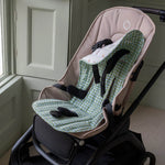 Avery Row Pram Liner - Little Farm/Greenhouse Gingham