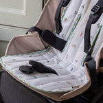 Avery Row Pram Liner - Little Farm/Greenhouse Gingham