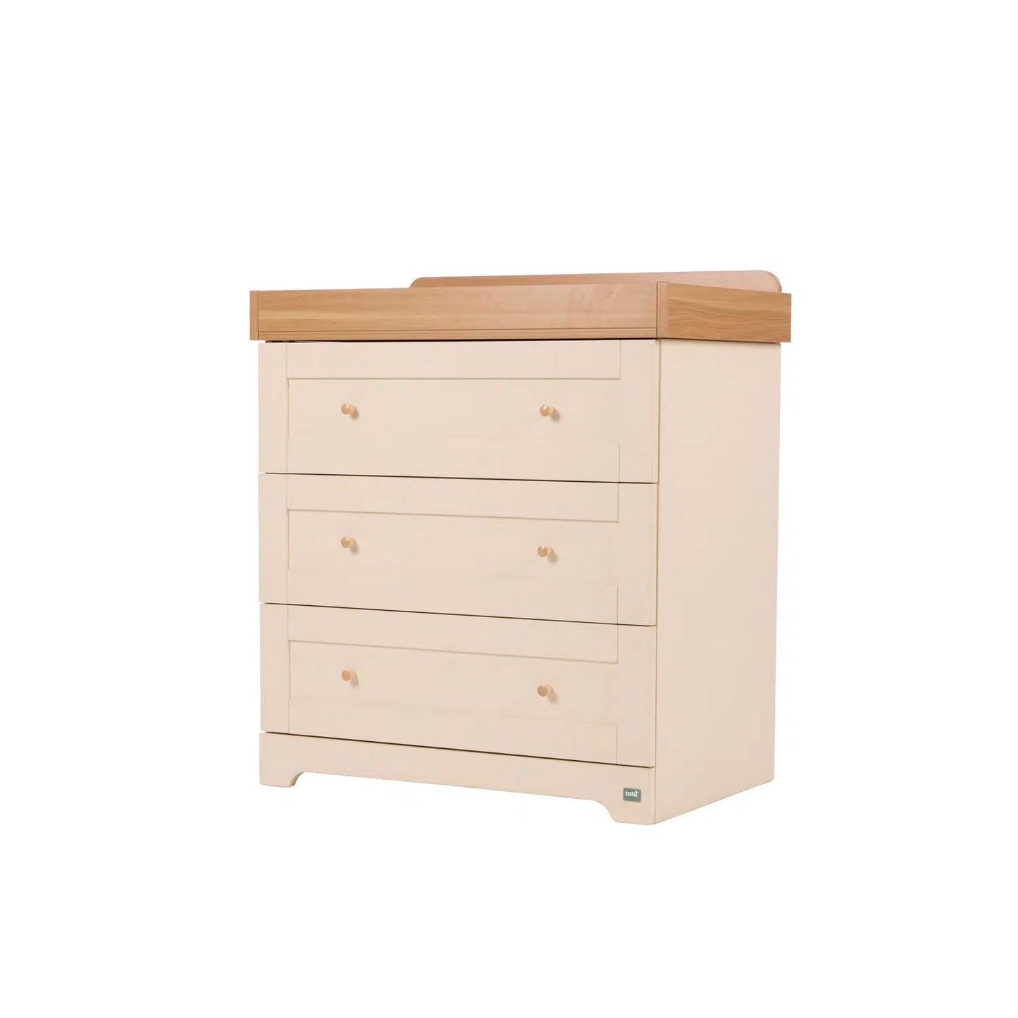 Tutti Bambini Rio 3 Piece Nursery Furniture Set – Cashmere/Honey Oak