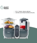 Babymoov Nutribaby(+) 6in1 Baby Food Maker - Grey