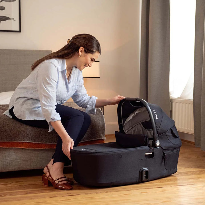 Nuna DEMI Next, URBN + Accessory Travel System- Caviar