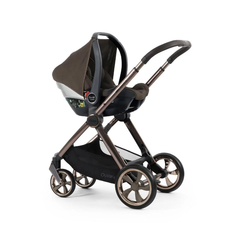 Oyster4 Travel System Bundle Inc Maxi-Cosi Pebble 360 Pro2 Car Seat - Chocolate Velvet