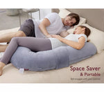 Momcozy F-Shaped Maternity Body Pillow