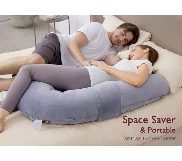 Momcozy F-Shaped Maternity Body Pillow