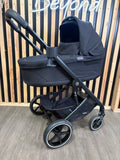PRE LOVED Cybex Balios 2in1 Travel System - Moon Black