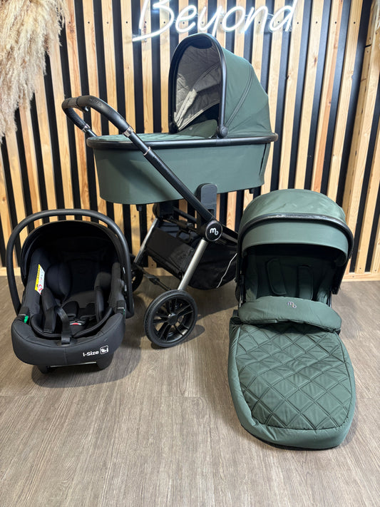 PRE LOVED My Babiie MB450 3-in-1 Travel System - Forest Green