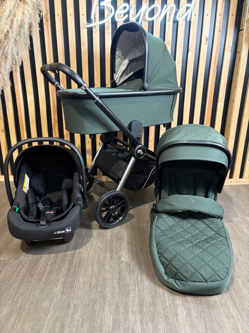 PRE LOVED My Babiie MB450 3-in-1 Travel System - Forest Green