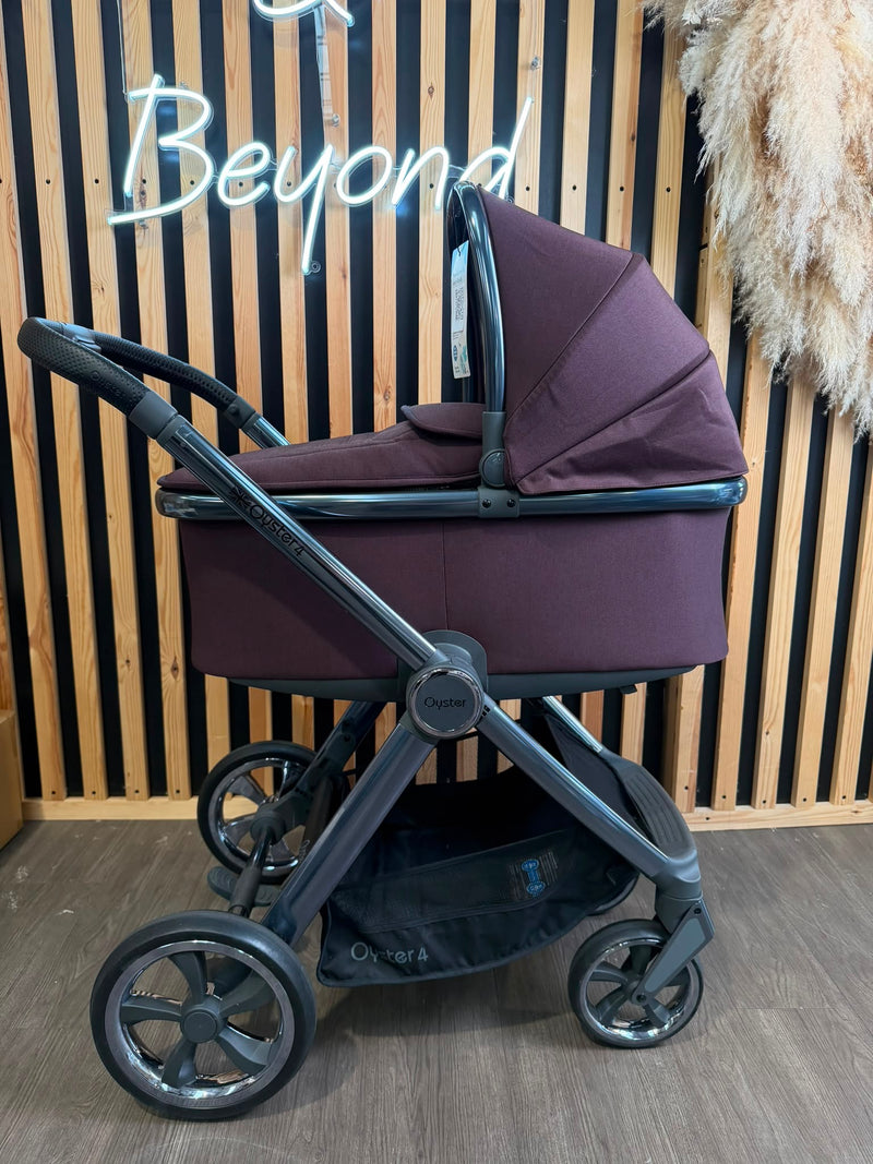 EX DISPLAY Babystyle Oyster4 2-in-1 Travel System - Mulberry