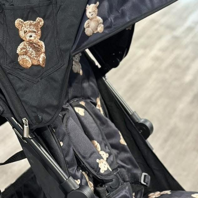 EX DISPLAY Roma Star Stroller - Teddy Black