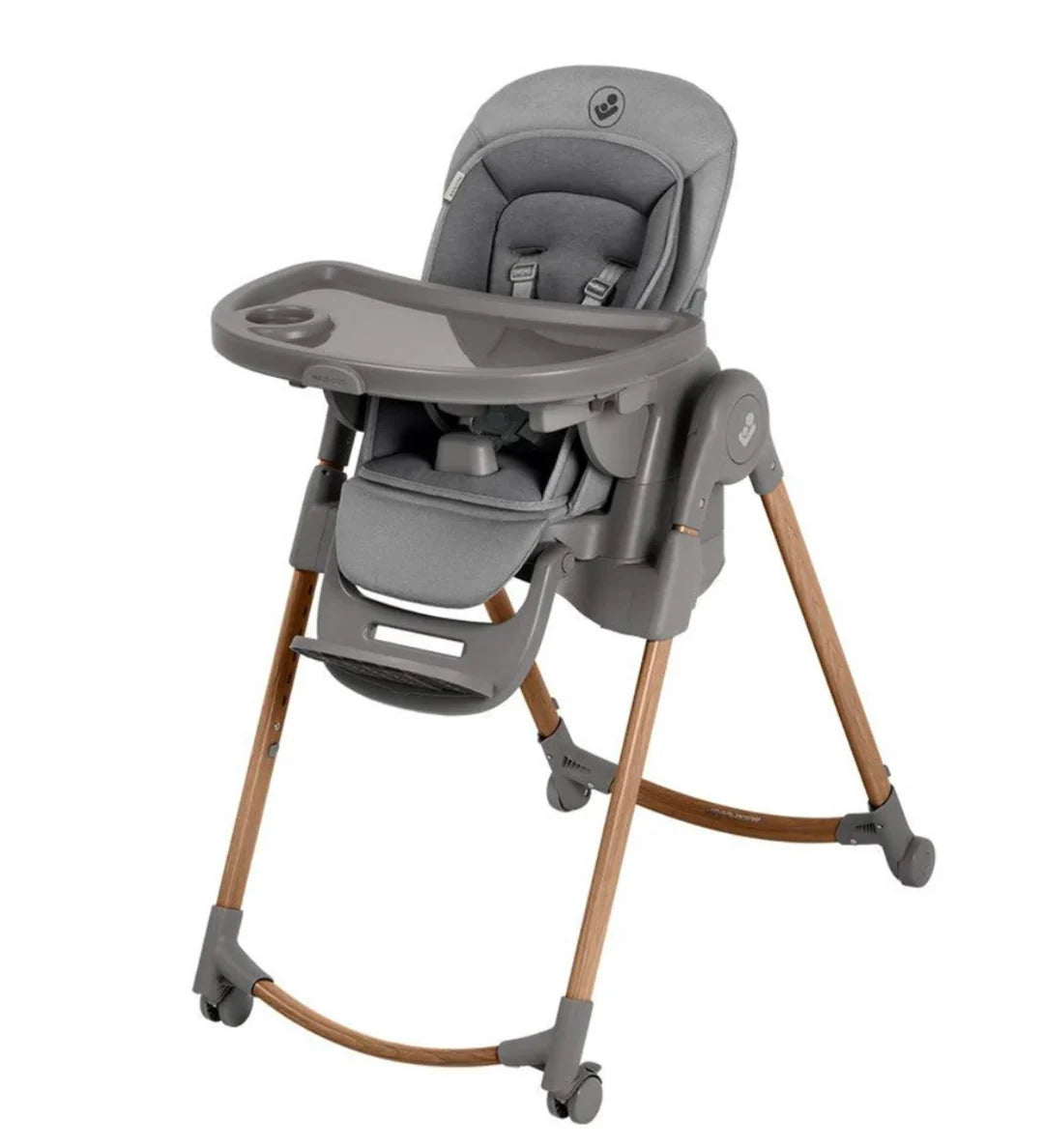 Maxi-Cosi Fame 14 Piece Premium Travel System + Home Bundle - Twillic Graphite/Brown