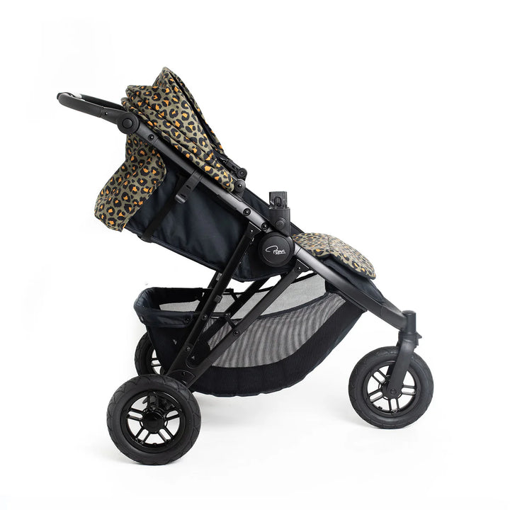 Roma Atlas all-terrain 3 Wheel Stroller - Khaki Leopard