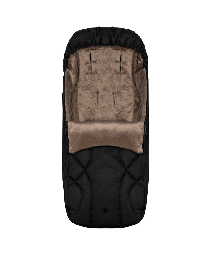 Venicci Upline3 Travel System Inc Tiago Car Seat & 360 Base 16 Piece Ultimate Bundle - Onyx