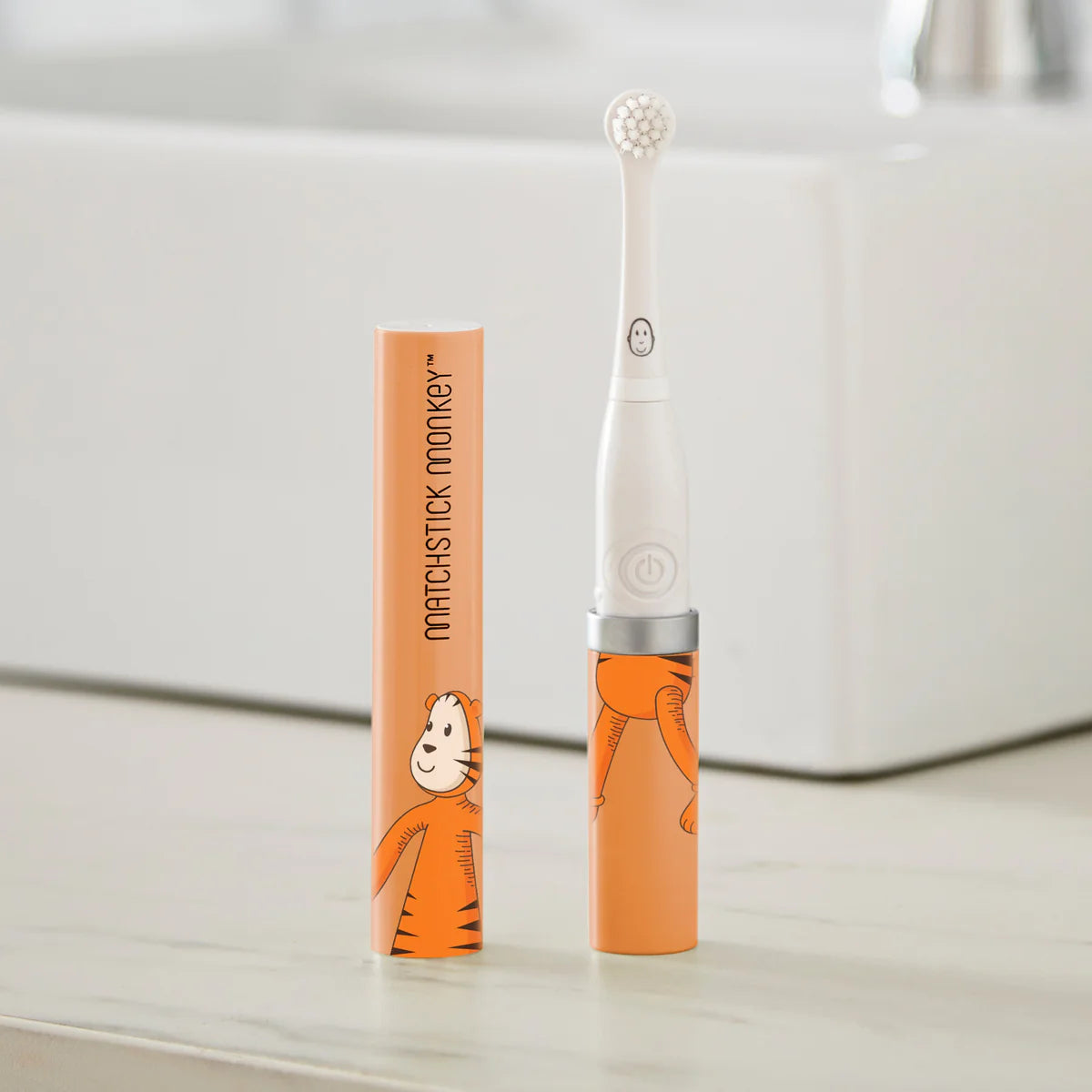 Matchstick Monkey Baby Electric Sonic  Toothbrush - Teddy Tiger