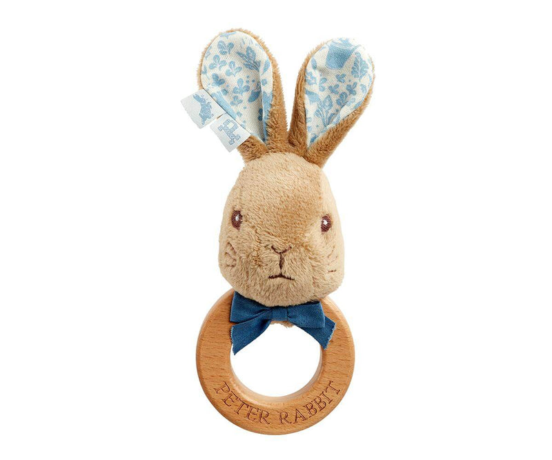 Peter Rabbit Signature Collection - Peter Wooden Ring Rattle