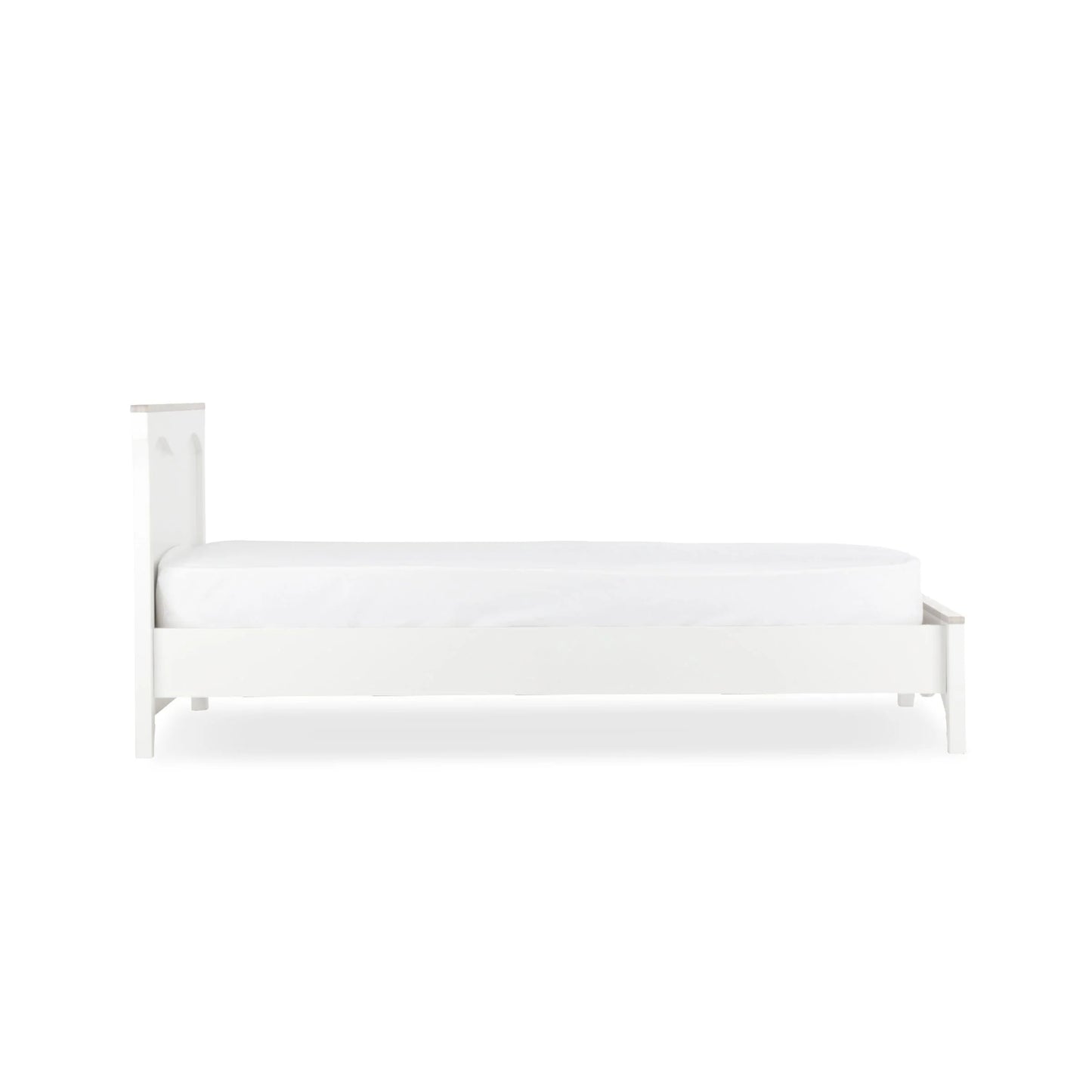 CuddleCo Clara Single Bed - White & Ash