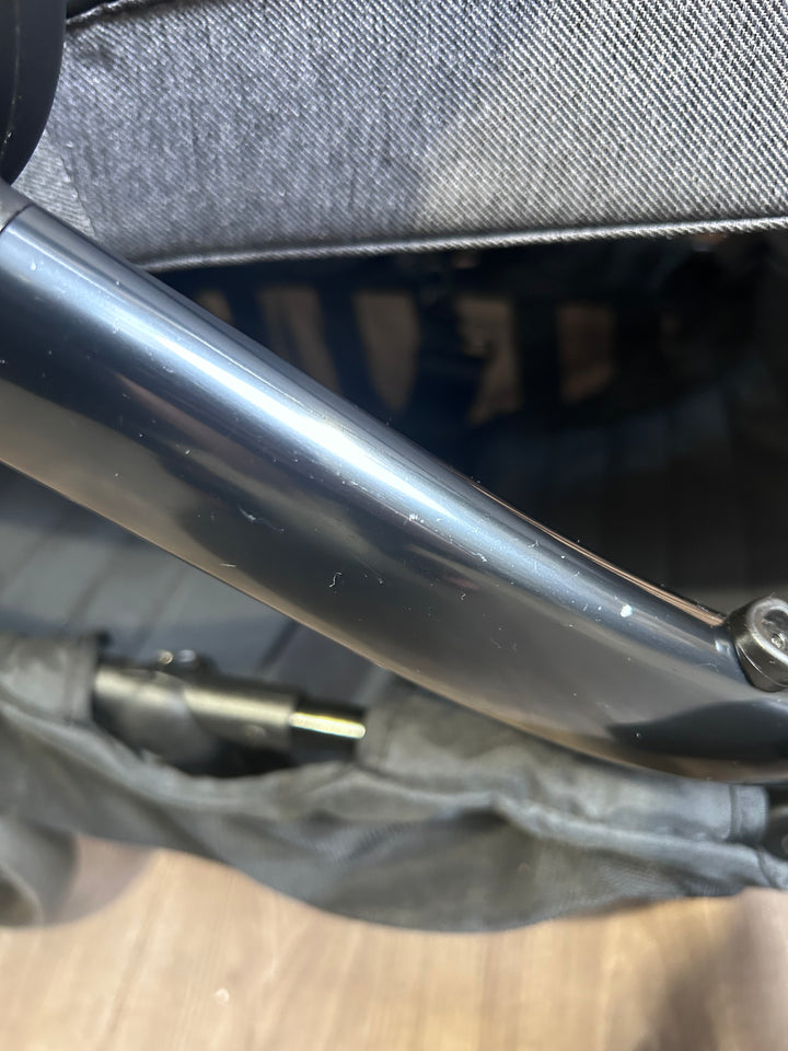 PRE LOVED iCandy Peach 6 Travel System - Dark Grey Twill