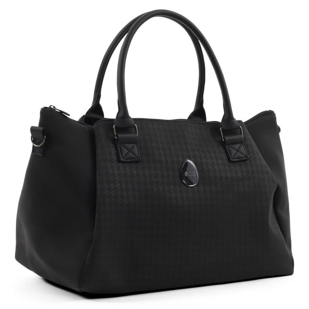 egg3 Overnight Bag - Houndstooth Black