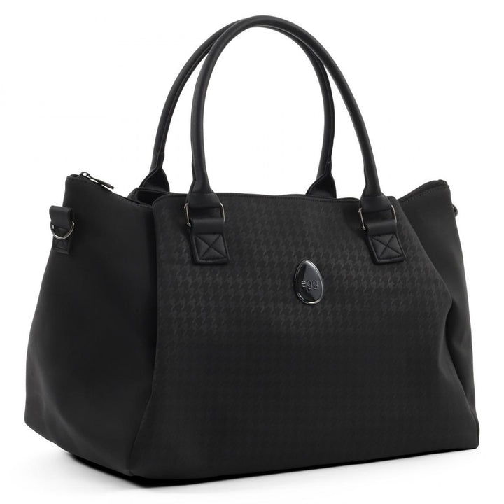 egg3 Overnight Bag - Houndstooth Black