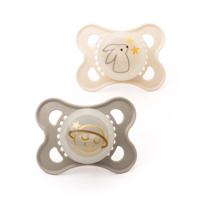 MAM Night Soother 0-6 Months X2 - Unisex