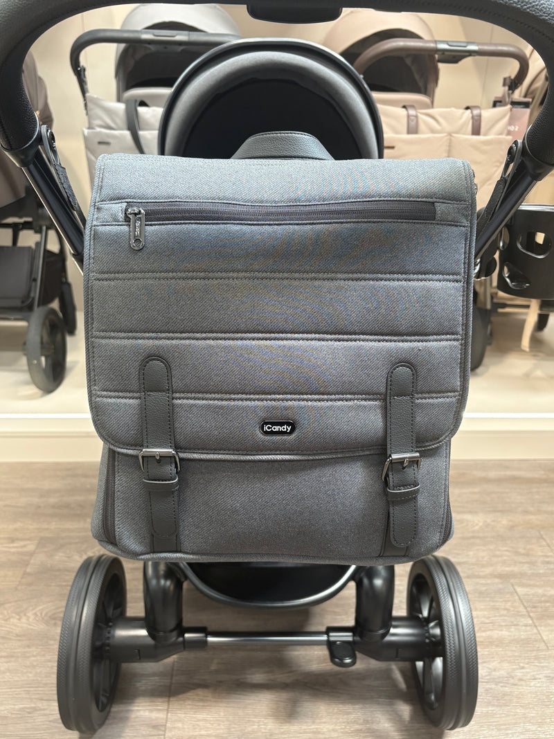 PRE LOVED iCandy Peach 7 Pram, Pushchair + Accessories - Dark Grey