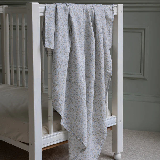 Avery Row Extra Large Organic Baby Muslins, Set of 2 - Nature Trail/Natural