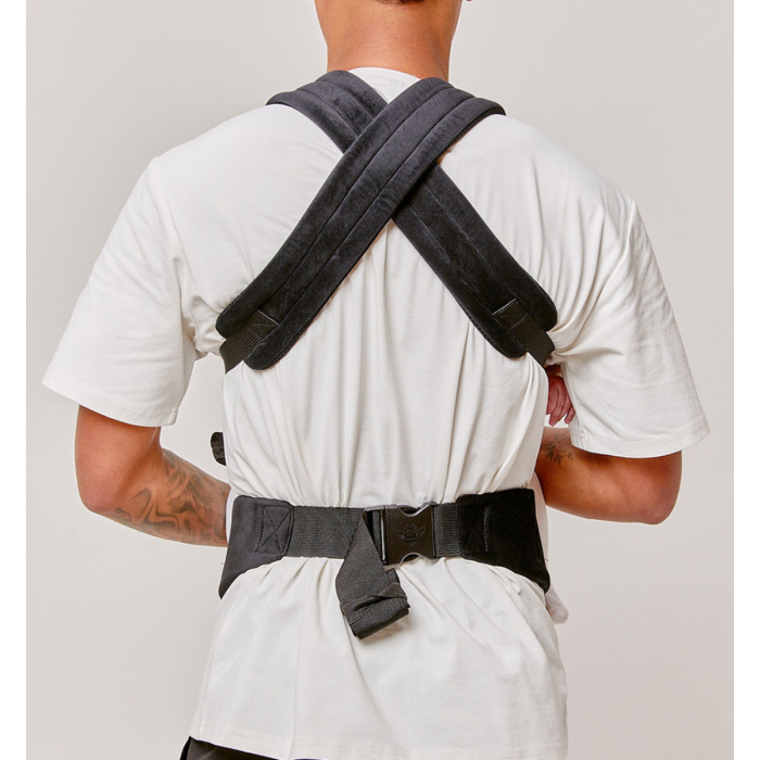 Bizzi Growin Velvet Baby Carrier - Onyx Black
