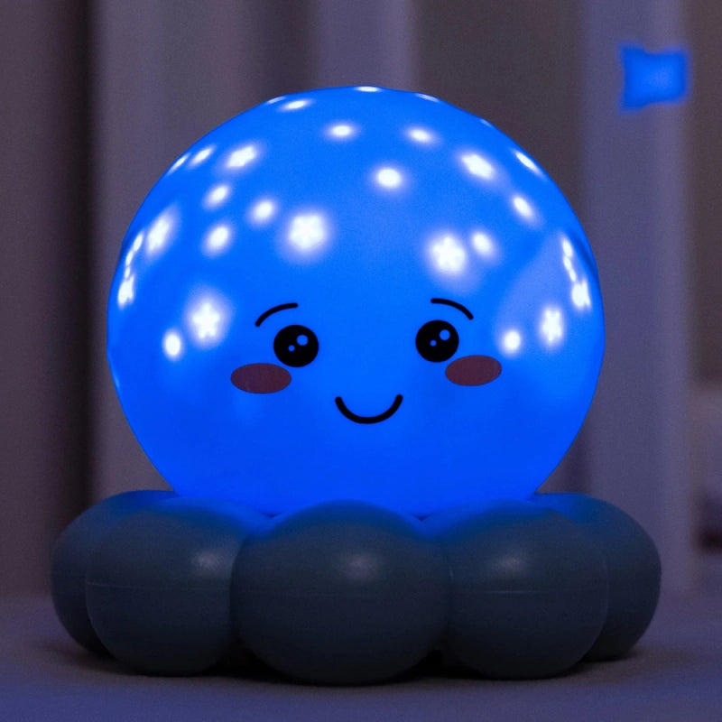Cloud b Twinkles To Go Octo Nightlight Projector - Pastel Blue