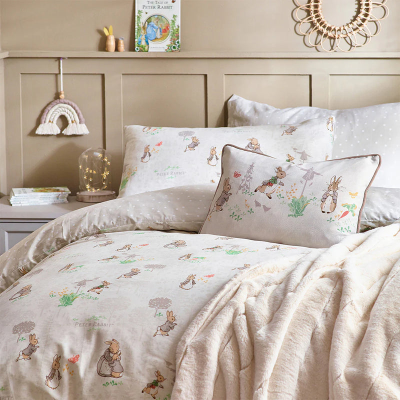 Peter Rabbit™ Classic 100% Cotton Reversible Duvet Cover Set