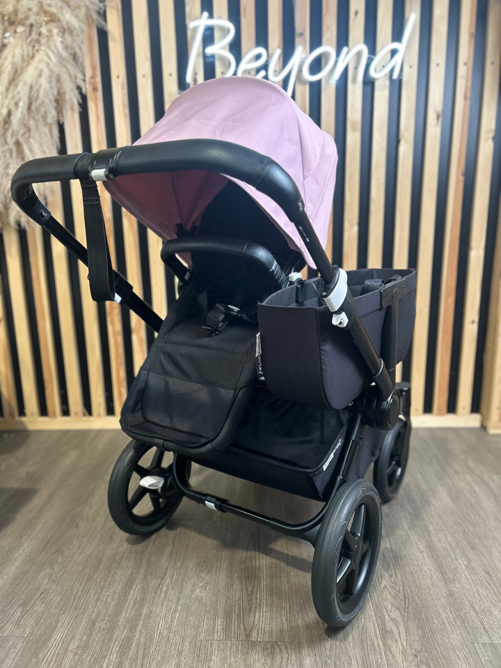 PRE LOVED Bugaboo Donkey3 Mono Pushchair Bundle - Midnight Black/Morning Pink