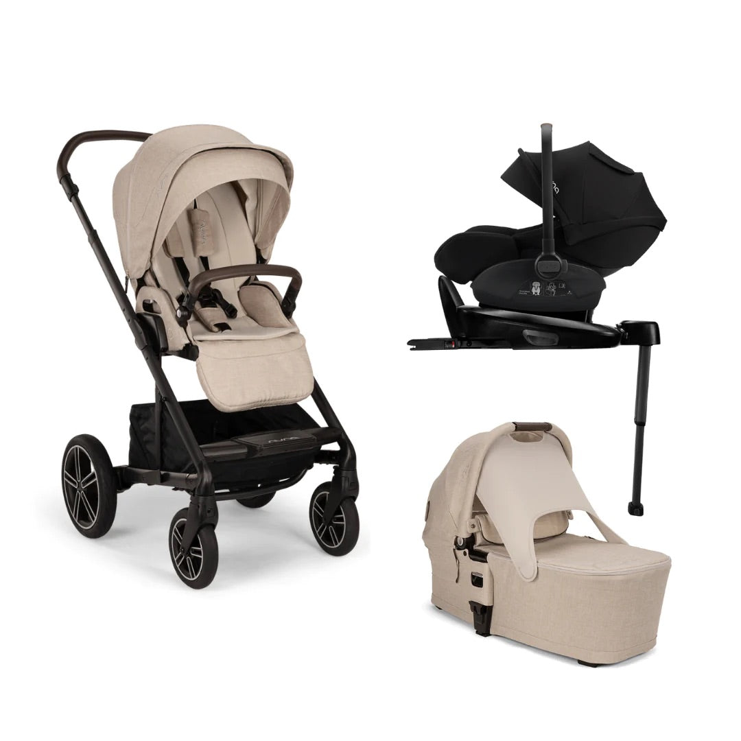 Nuna MIXX Next Generation ARRA Bundle - Biscotti 2024