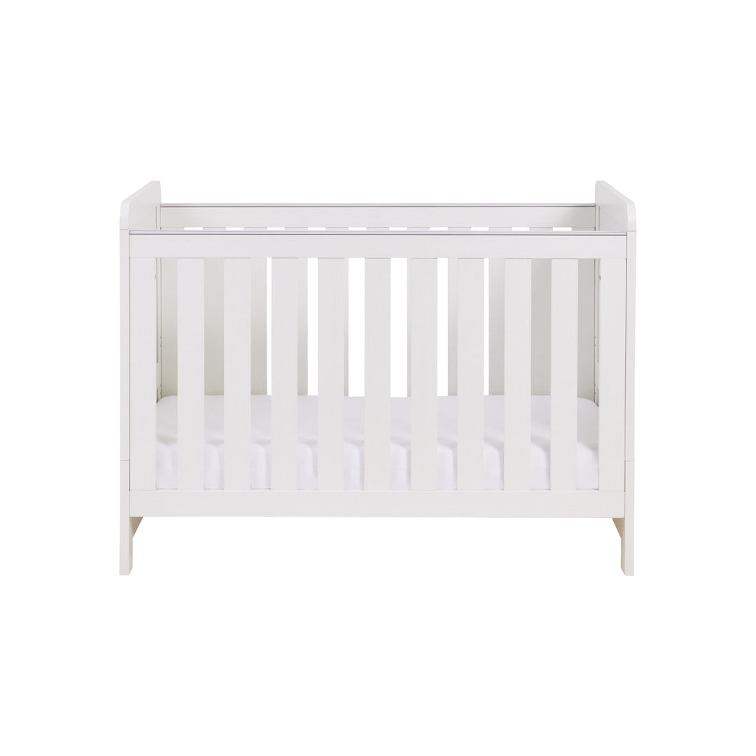 Babymore Caro Mini Cot Bed – Whitewash