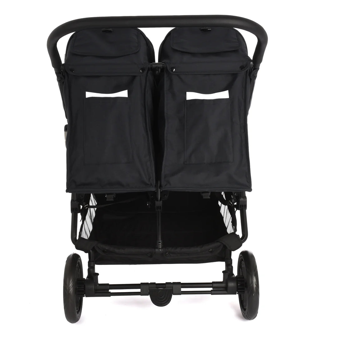 Roma Gemini Double Pushchair - Jet Black